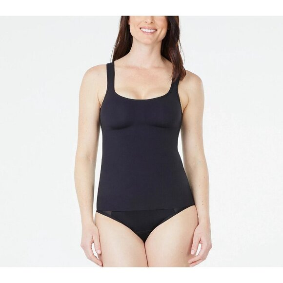Anti x Proof Tops - Anti x Proof Smoothing Camisole Tank Black,3X